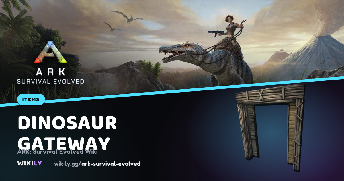 恐竜用ゲートの枠 アイテム | ARK: Survival Evolved Wiki