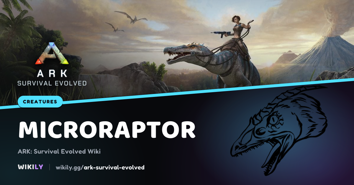 Микрораптор Существо | ARK: Survival Evolved Wiki