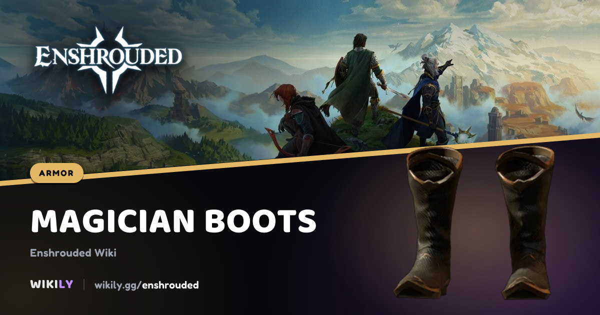 Magician Boots Armor Stats | Enshrouded Wiki