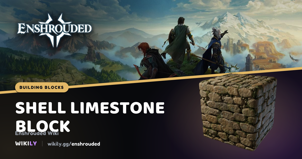 Shell Limestone Block | Enshrouded Wiki