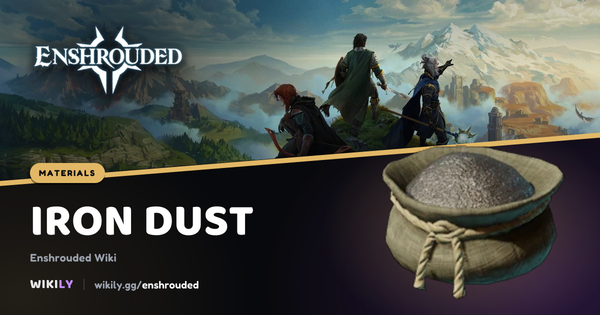 Iron Dust Recipe and Uses | Enshrouded Wiki