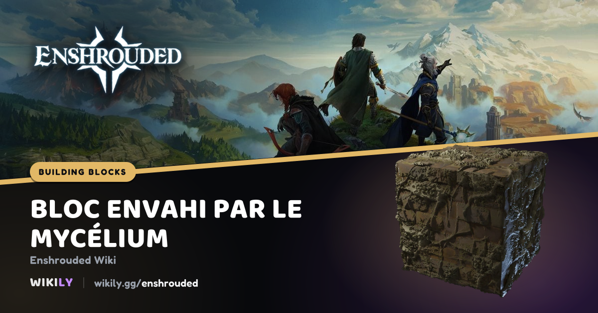Bloc envahi par le mycélium | Enshrouded Wiki