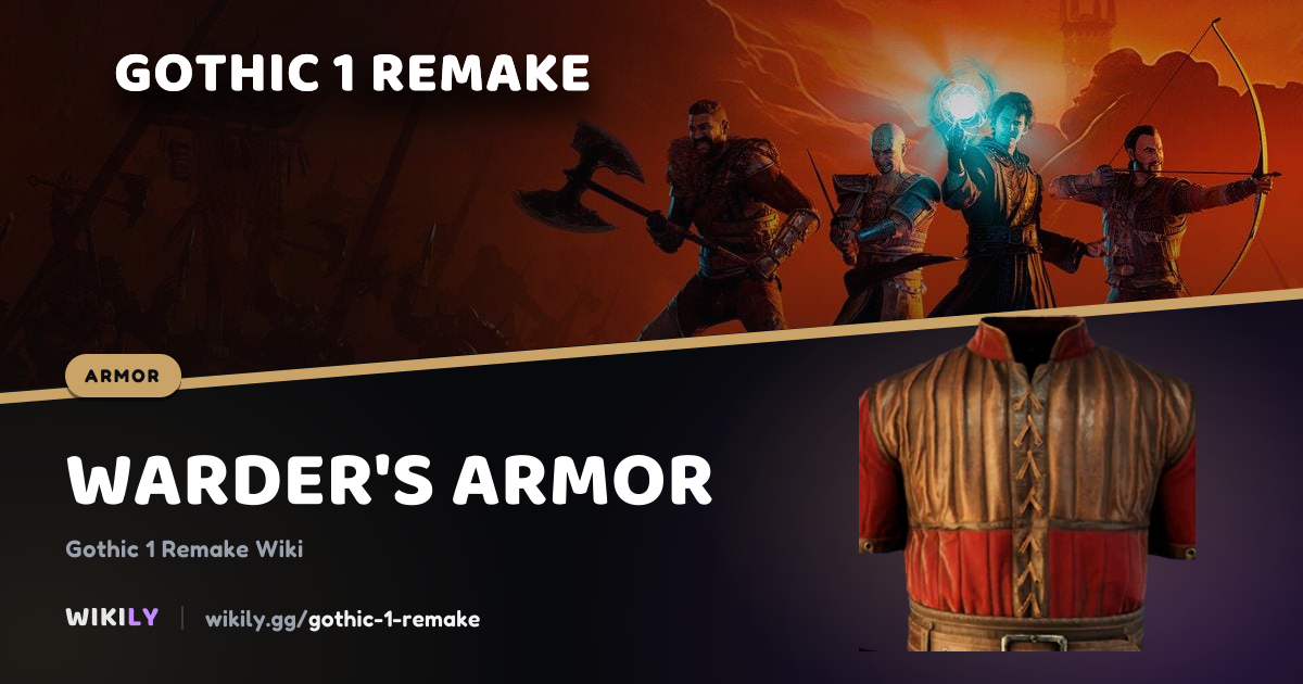 Warder's Armor | Gothic 1 Remake Wiki