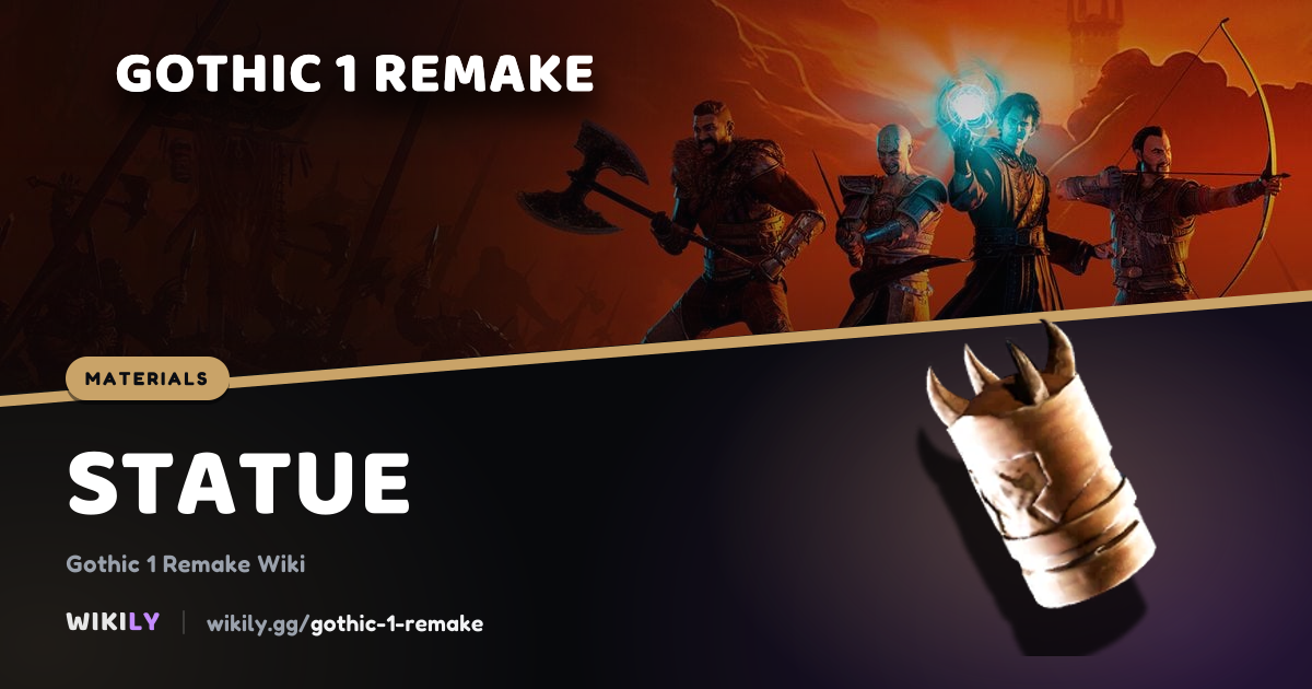Statue Material | Gothic 1 Remake Wiki