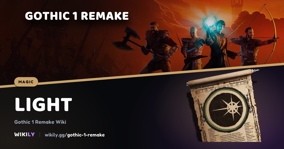 Light Spell | Gothic 1 Remake Wiki