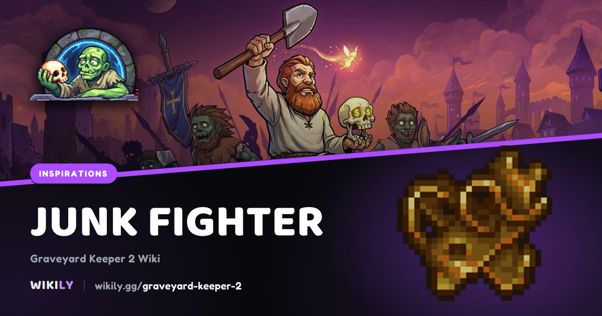 Junk Fighter: Smithing inspiration levels and goals | Graveyard Keeper 2