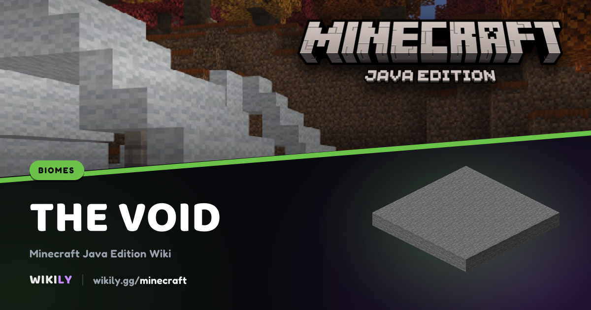 The Void Biome | Minecraft Wiki