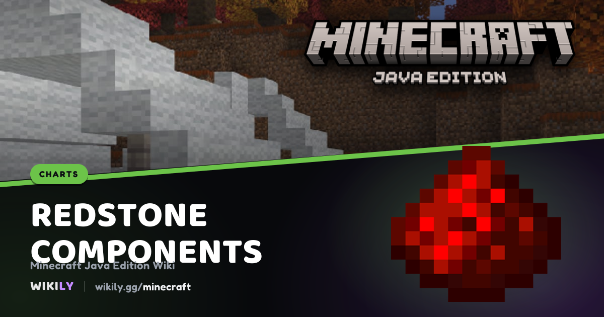 Redstone Components | Minecraft Wiki