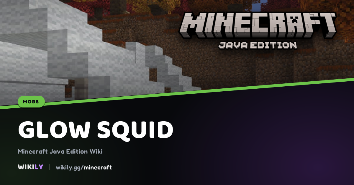 Glow Squid Drops, Health and Spawning | Minecraft Wiki