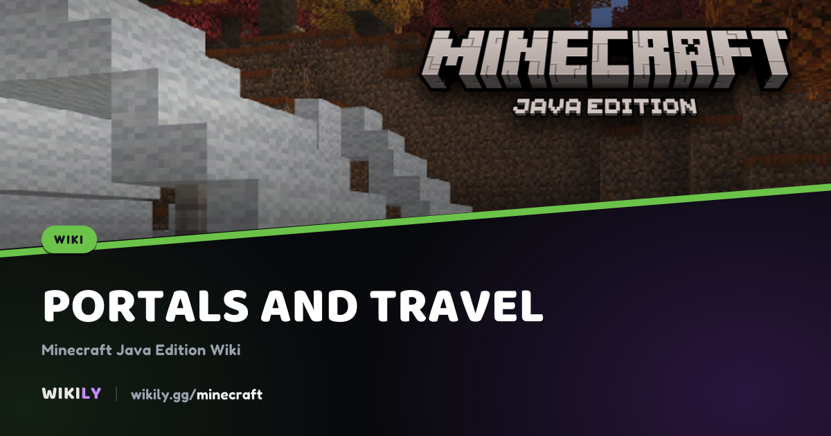 Minecraft Portals and Travel Rules and Numbers | Minecraft Wiki