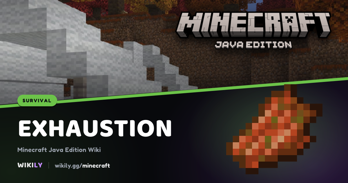 Exhaustion | Minecraft Wiki