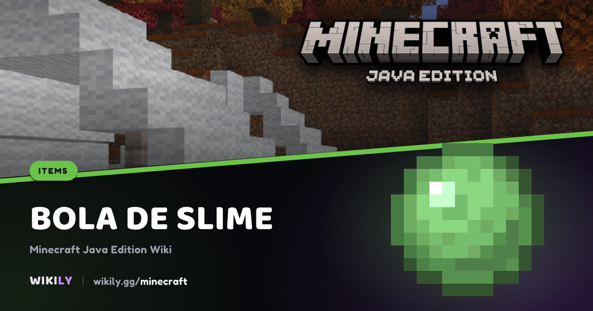Receta y usos de Bola de slime | Minecraft Wiki
