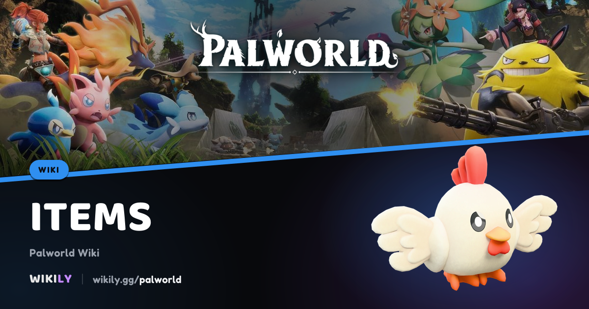 All Items List | Palworld Wiki