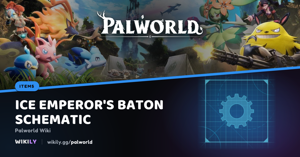 Plano de batuta imperahielo | Palworld Wiki