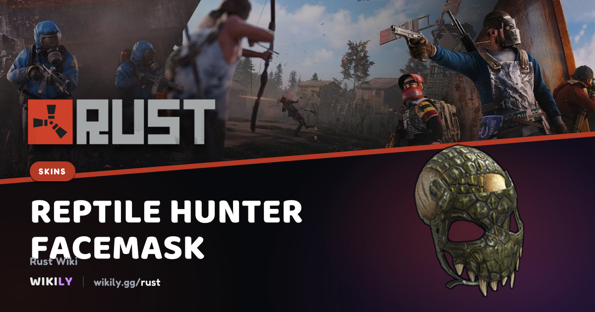 Reptile Hunter Facemask Price and Market History | Rust Wiki