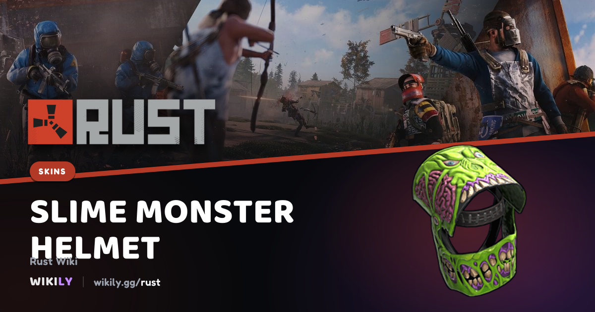 Slime Monster Helmet Price and Market History | Rust Wiki