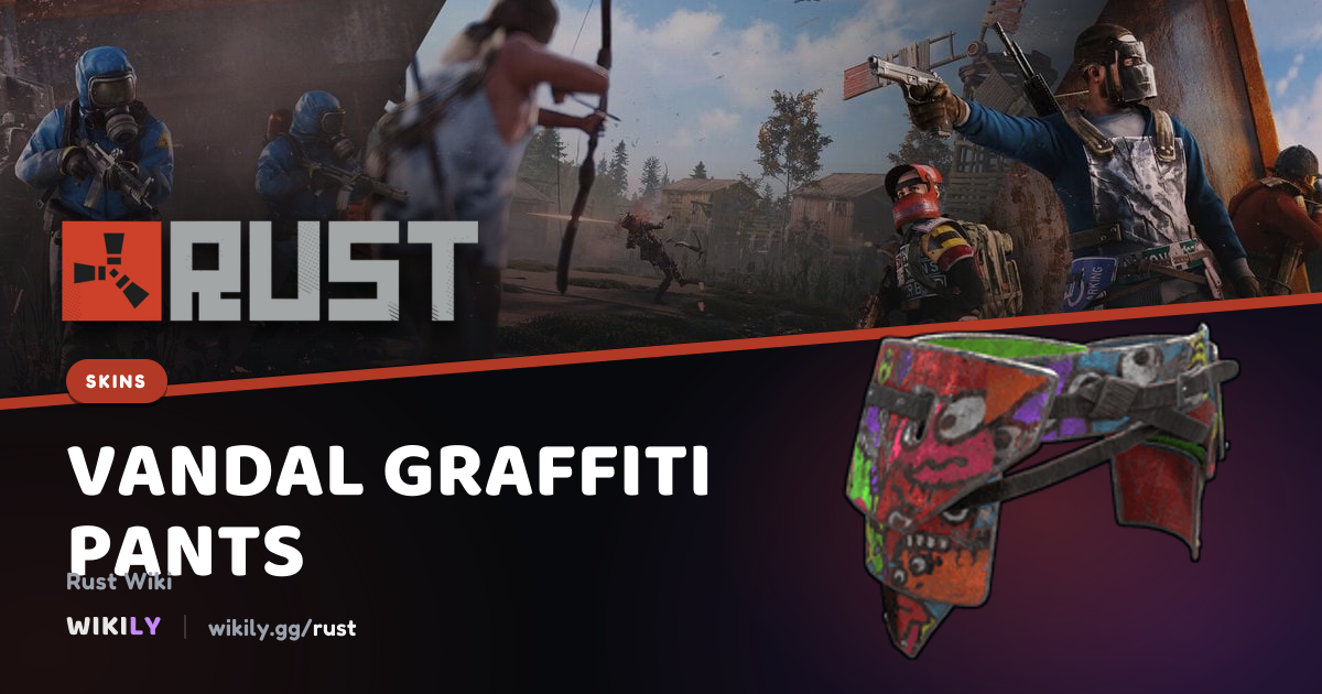 Vandal Graffiti Pants Price and Market History | Rust Wiki
