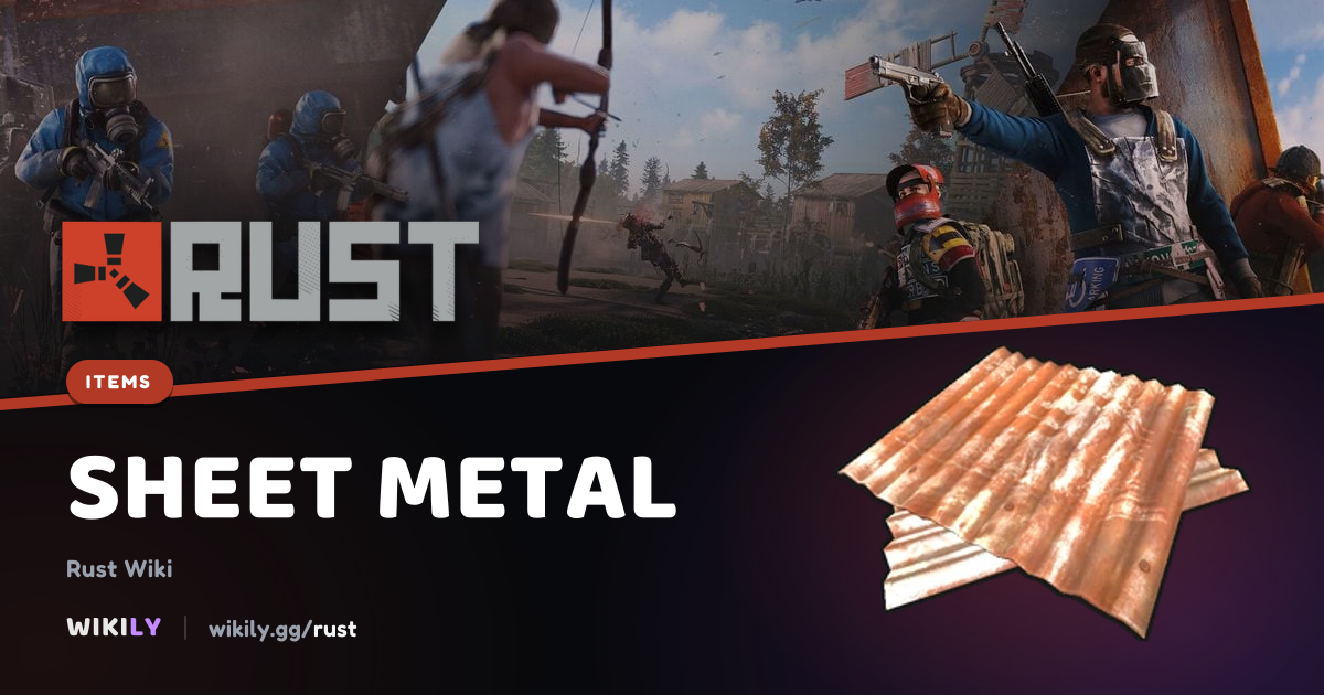 シートメタルのリサイクル出力と用途 | Rust Wiki