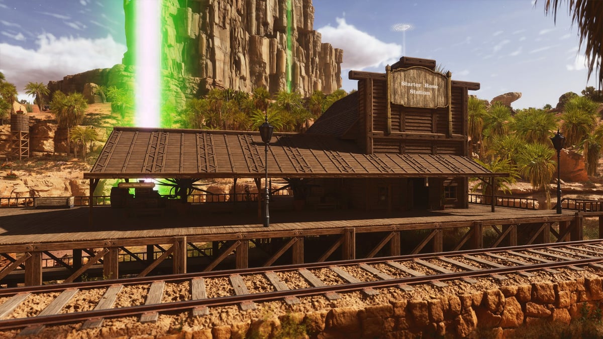Etholdir Western Small Train Station Building