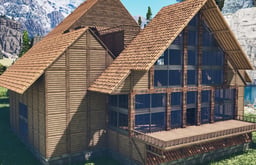 Large Lake House