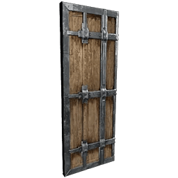 ARK: Survival Ascended Puerta gigante de piedra reforzada dinosaur