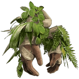 ARK: Survival Ascended Primitive Ghillie Gauntlets dinosaur