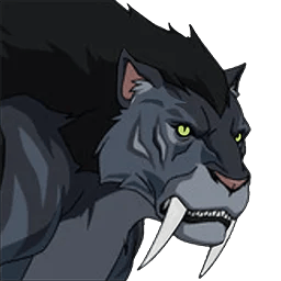 ARK: Survival Ascended Sabertooth-Kostüm „ARK: The Animated Series“. dinosaur