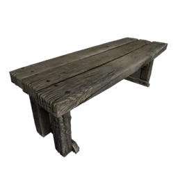ARK: Survival Ascended Banca de madera dinosaur