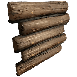 ARK: Survival Ascended Muro y barandilla de madera dinosaur