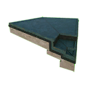 Angled Roof Inwards Corner