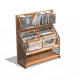 Once Human Formula: Empty Bookcase Icon