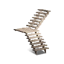 Once Human Escaleras de madera 03 lado izquierdo Icon