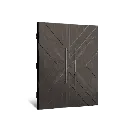 Once Human Automatic Dark Solid Wood Double Doors Icon