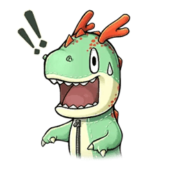 Cocinosaurio Rex - Asustado
