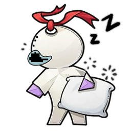 Bonhomme de papier - Endormi