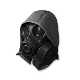 Hood with gas mask Icon