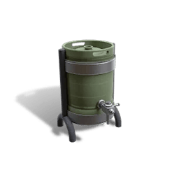 Barril de destilado: verde oliva