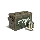 Once Human Munitions de pistolet-mitrailleur en acier Icon