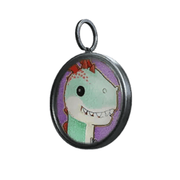 Once Human Weapon Charm: Chefosaurus Rex Badge Icon