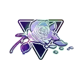 Sticker: Holographic Rose Fragments