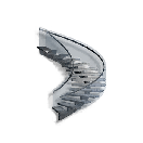 Once Human Fórmula: escalera de caracol de acero y vidrio Icon