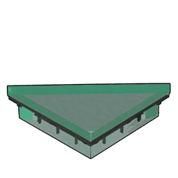 Fondamenta triangolari in vetro