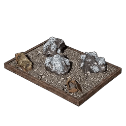 Carrière de quartz pur