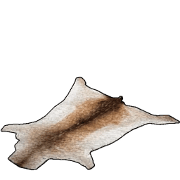 Fur rug