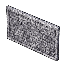 Diagonale Steinwand