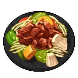 Barbacoa de Lamball con verduras