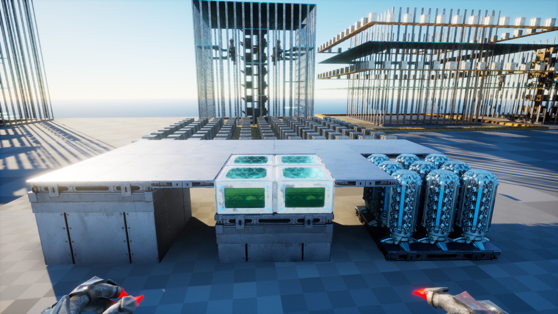 Flush dedi and cryo floor