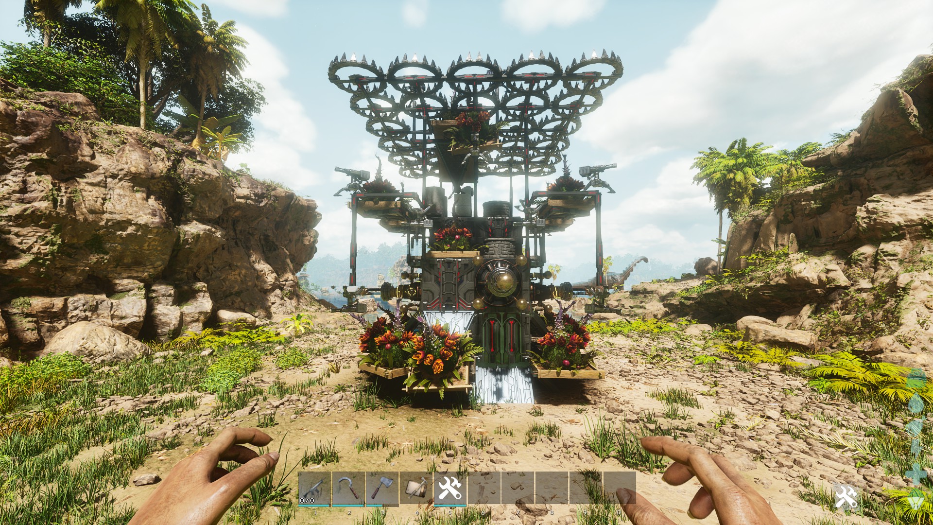 Small PvP Tower with Greenhouse