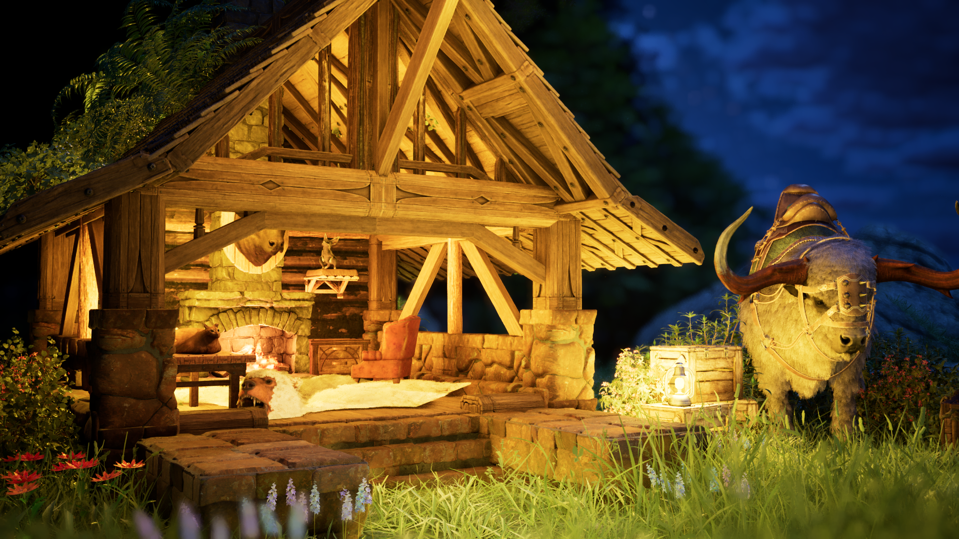 Cozy Log Gazebo