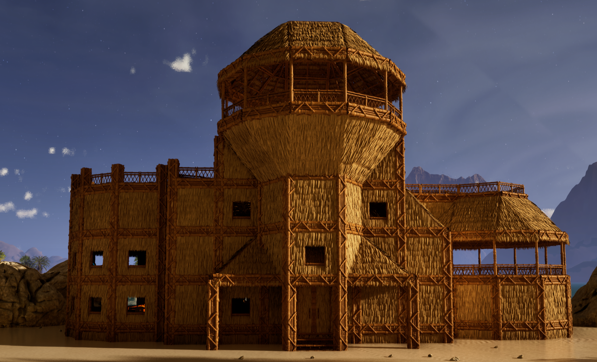 Coastal Citadel (Vanilla Thatch)